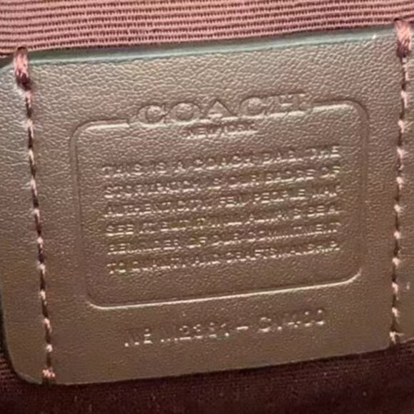 Coach Small Nina in Signature Leather CV400 - Picture 7 of 9